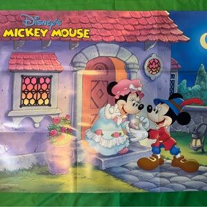 Vintage 2003 Disney’s Mickey & Minnie Mouse Poster Kids Wall Decor